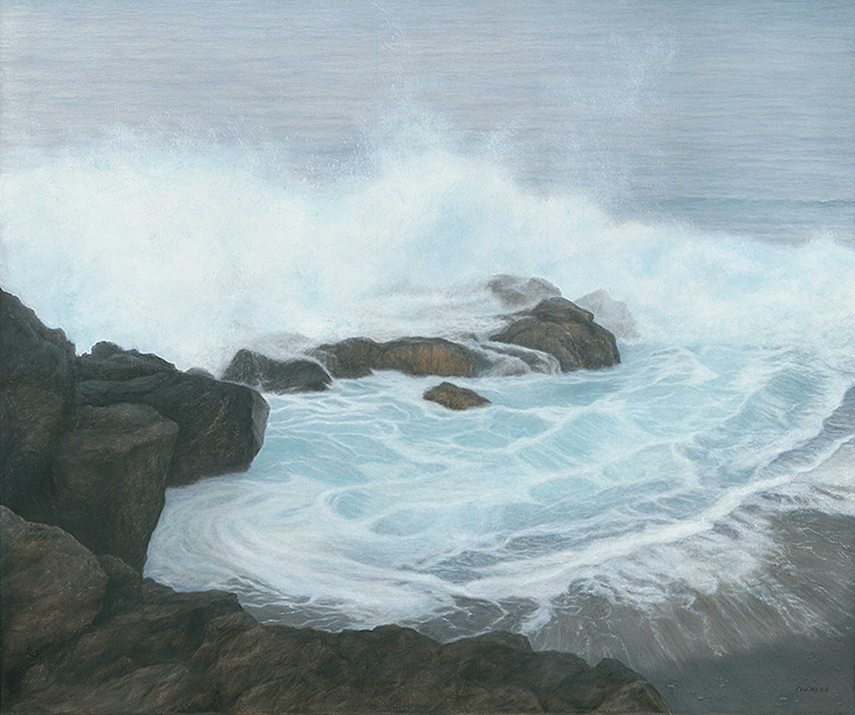  Azure Seas, 30 x 36 Original Oil 